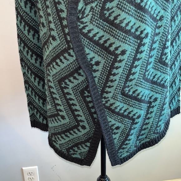 Torn By Ronny Kobo drape open cardigan lambswool size Extra Small - Picture 3 of 5